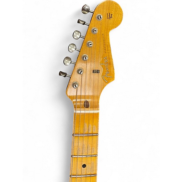 Used Fender 58 CUSTOM SHOP HEAVEY RELIC STRATOCASTER 2 Color Sunburst Solid Body Electric Guitar