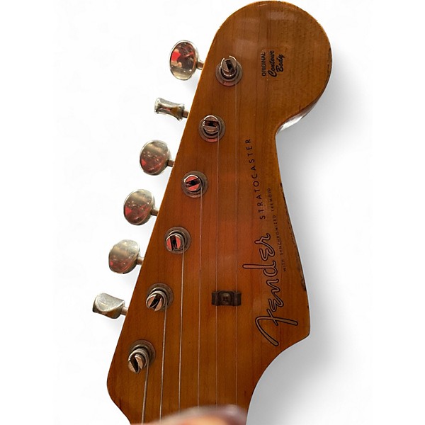 Used Fender 58 CUSTOM SHOP HEAVEY RELIC STRATOCASTER 2 Color Sunburst Solid Body Electric Guitar