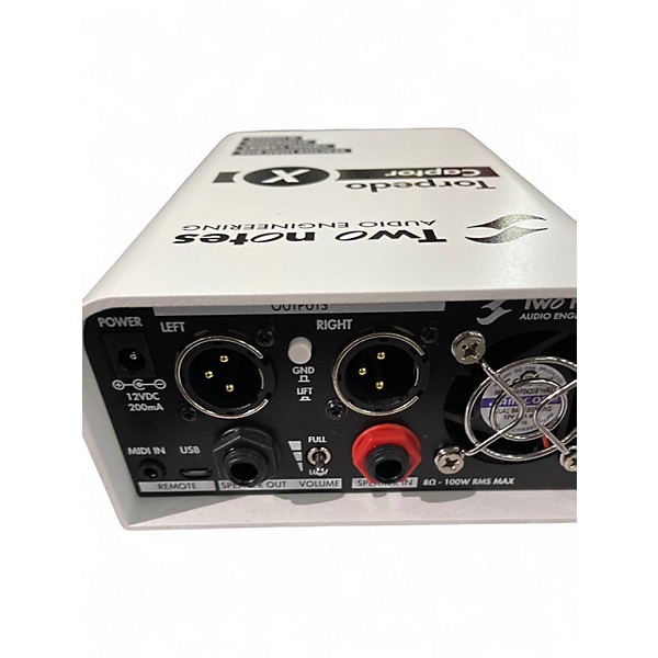 Used Two Notes TORPEDO CAPTOR X 8 OHM Power Attenuator