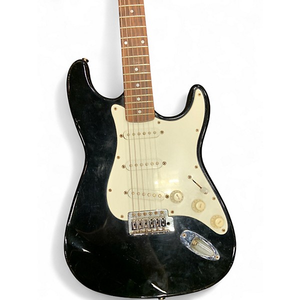 Used Squier Bullet Stratocaster Black Solid Body Electric Guitar