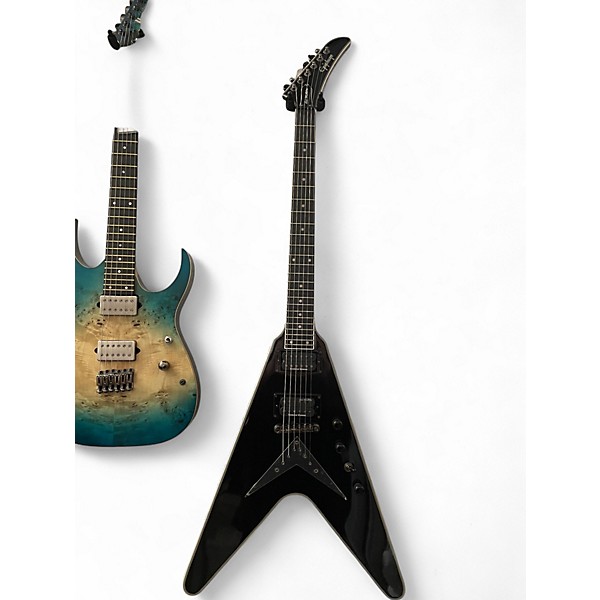 Used Epiphone DAVE MUSTAINE FLYING V BLACK Solid Body Electric Guitar