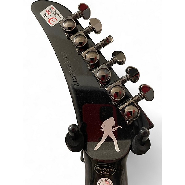 Used Epiphone DAVE MUSTAINE FLYING V BLACK Solid Body Electric Guitar