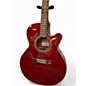 Used Takamine EG540C Trans Red Acoustic Electric Guitar