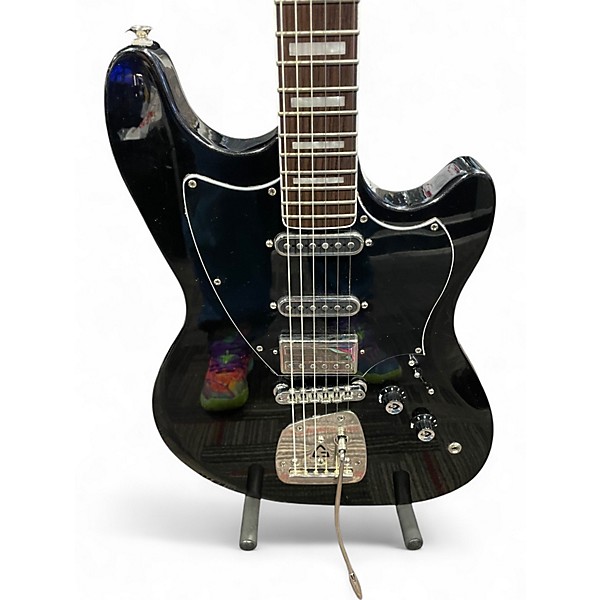 Used Guild SURFLINER DELUXE Black Solid Body Electric Guitar