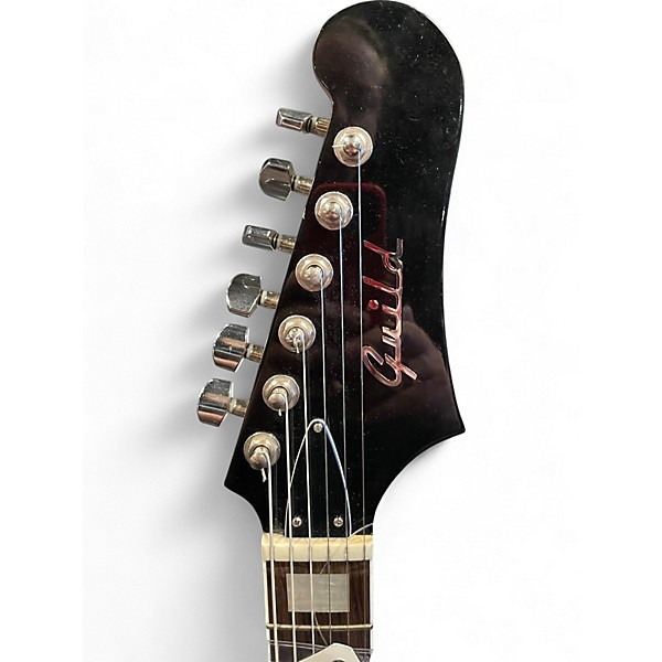 Used Guild SURFLINER DELUXE Black Solid Body Electric Guitar