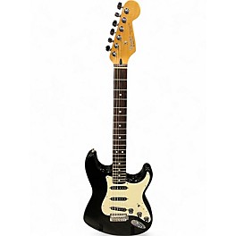 Used Fender Mexican Stratocaster Black Solid Body Electric Guitar