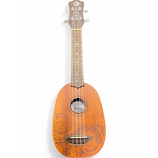 Used Luna Uke Tattoo Mahogany Ukulele