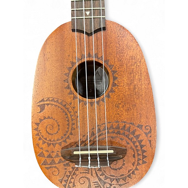 Used Luna Uke Tattoo Mahogany Ukulele