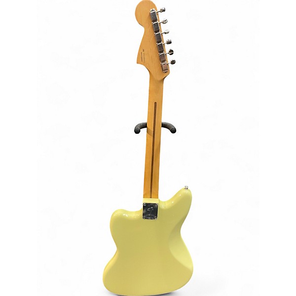 Used Fender PLAYER II JAGUAR Hialeah Yellow Solid Body Electric Guitar