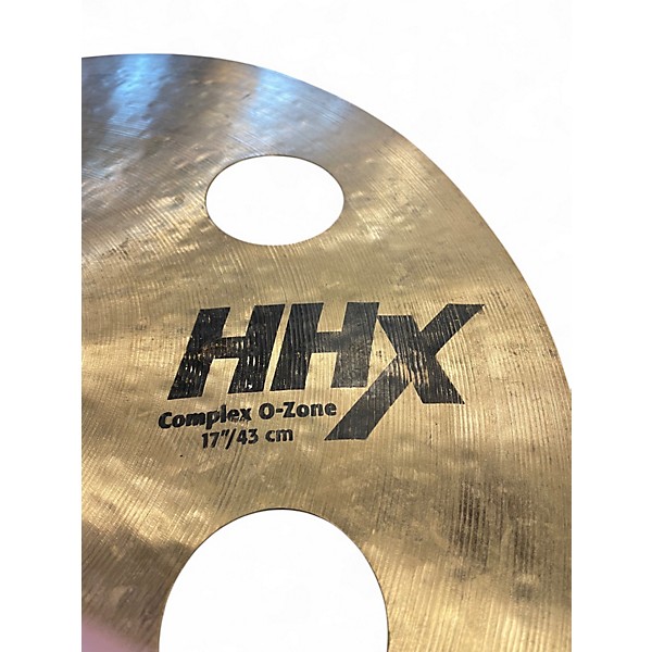 Used SABIAN 17in hhx COMPLEX OZONE Cymbal