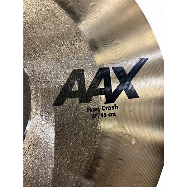 Used SABIAN 18in AAX Frequency Crash Cymbal