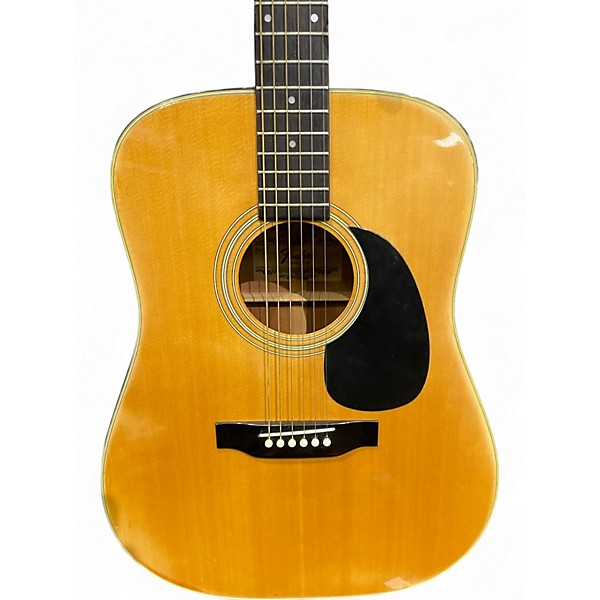 Used Fender f35 natural Acoustic Guitar
