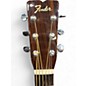 Used Fender f35 natural Acoustic Guitar