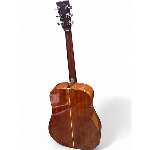 Used Fender f35 natural Acoustic Guitar