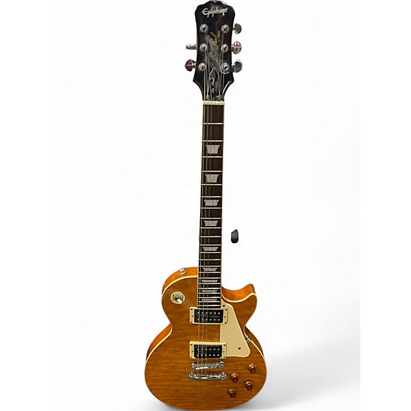 Used Epiphone Les Paul Classic HONEY QUILT Solid Body Electric Guitar