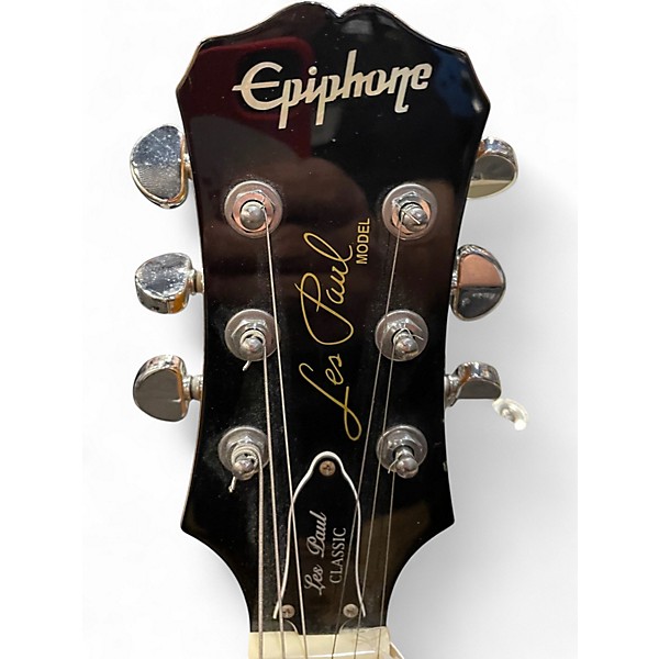 Used Epiphone Les Paul Classic HONEY QUILT Solid Body Electric Guitar