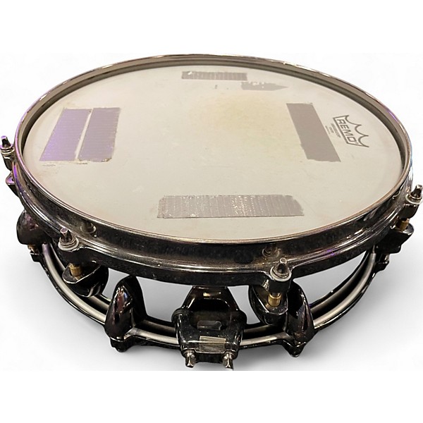 Used Orange County Drum & Percussion 14X4 steel snare Black Chrome Drum