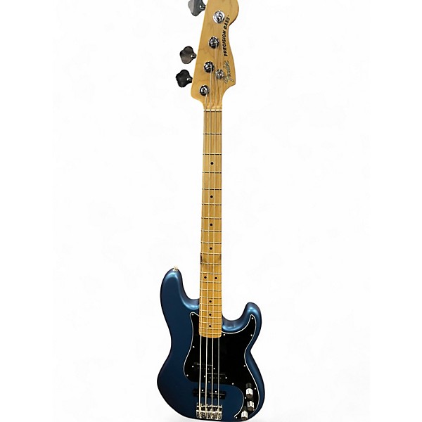 Used Fender American Performer Precision Bass SATIN BLUE Electric Bass Guitar