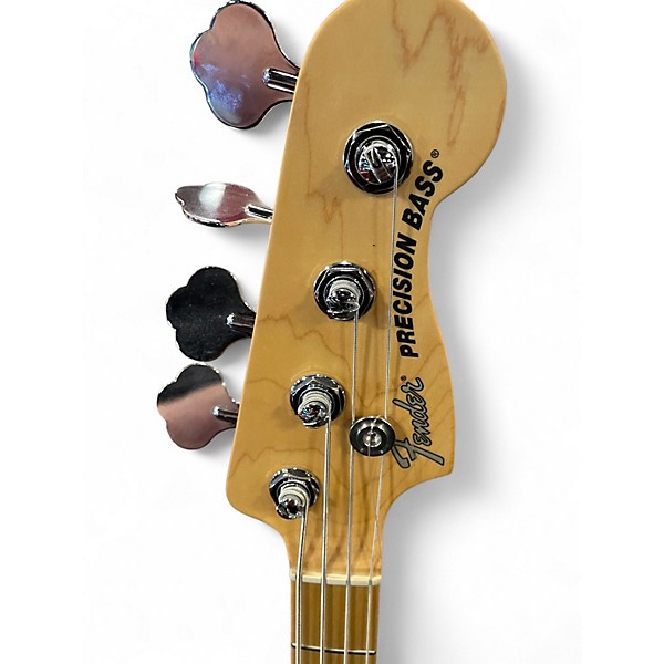 Used Fender American Performer Precision Bass SATIN BLUE Electric Bass Guitar