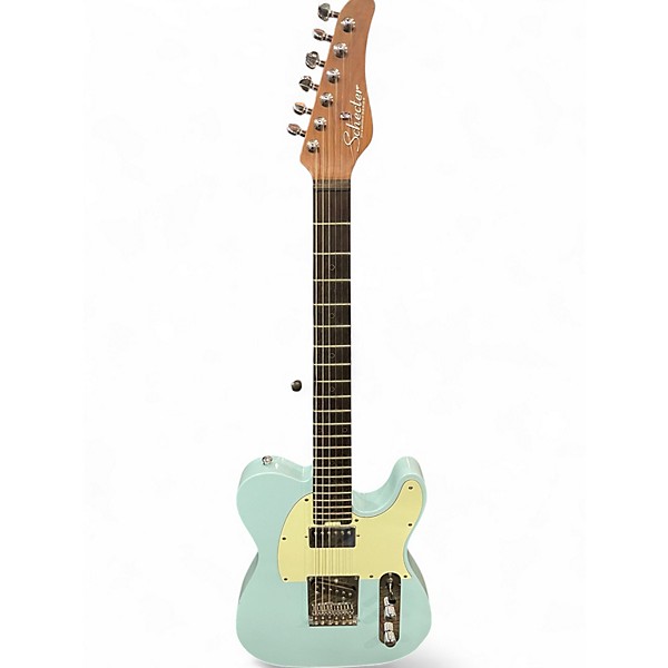 Used Schecter Guitar Research NICK JOHNSTON LT BLU Solid Body Electric Guitar