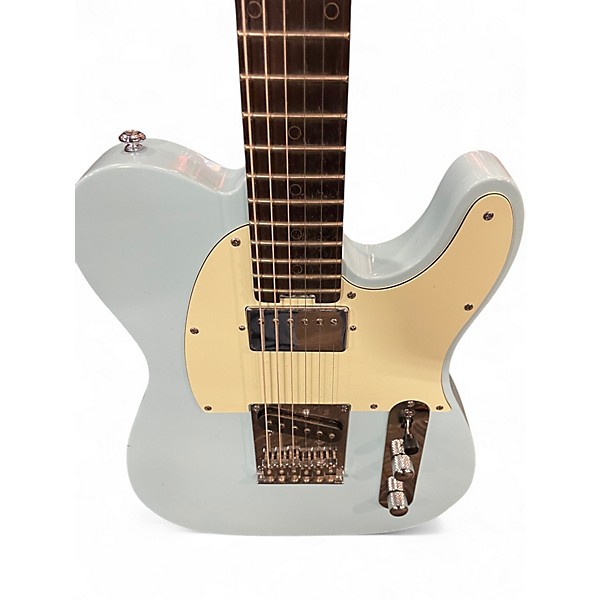 Used Schecter Guitar Research NICK JOHNSTON LT BLU Solid Body Electric Guitar