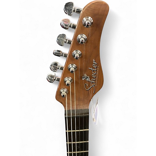 Used Schecter Guitar Research NICK JOHNSTON LT BLU Solid Body Electric Guitar