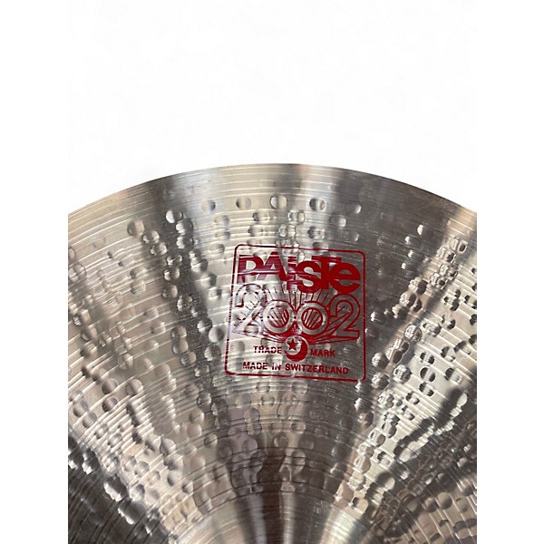Used Paiste 22in 2002 Heavy Ride Cymbal