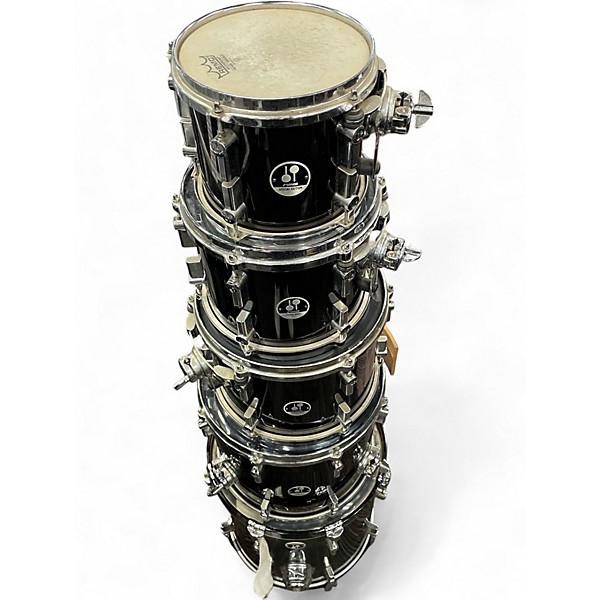 Used SONOR 5 Piece Select Force Studio 5 Piece Black Drum Kit
