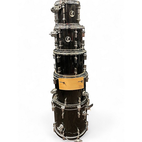 Used SONOR 5 Piece Select Force Studio 5 Piece Black Drum Kit