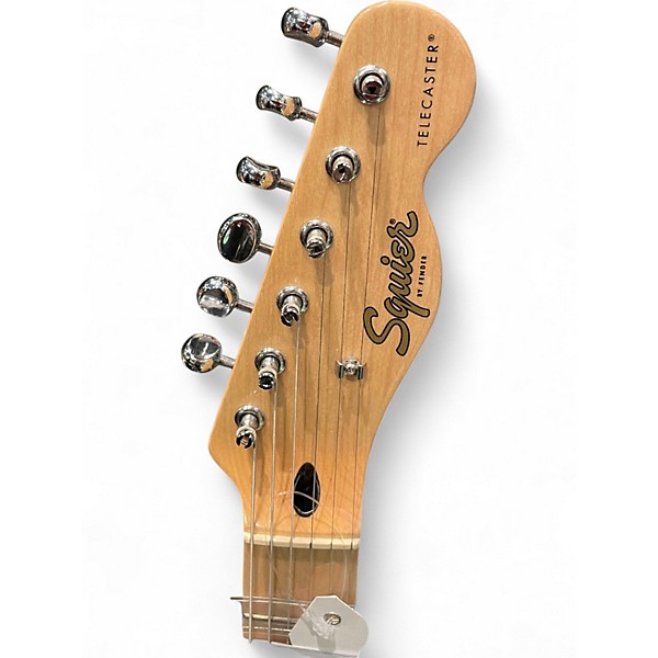 Used Squier Telecaster Paranormal Cabronita Blue Hollow Body Electric Guitar