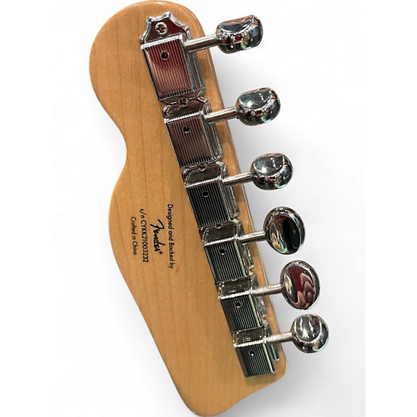 Used Squier Telecaster Paranormal Cabronita Blue Hollow Body Electric Guitar