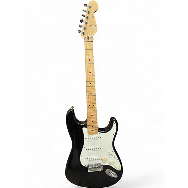 Used Fender 50th Anniversary Standard Stratocaster  Black Solid Body Electric Guitar