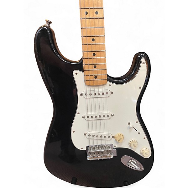 Used Fender 50th Anniversary Standard Stratocaster  Black Solid Body Electric Guitar