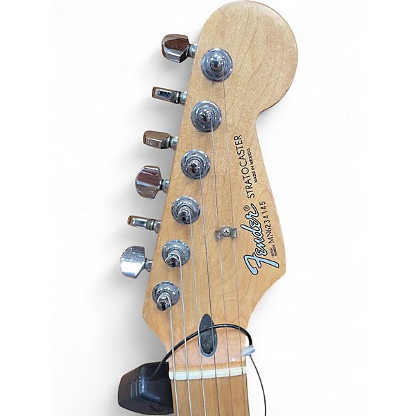 Used Fender 50th Anniversary Standard Stratocaster  Black Solid Body Electric Guitar