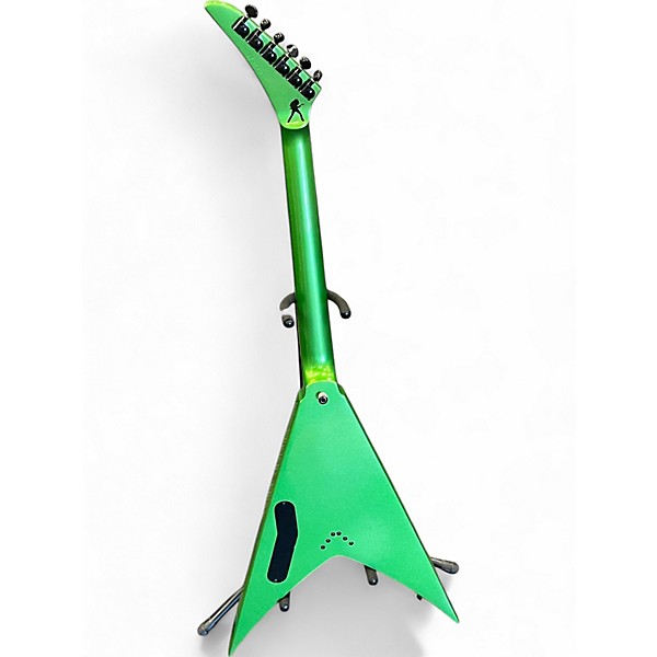 Used Kramer DAVE MUSTAINE SIGNATURE VANGUARD ALIEN TECH GREEN Solid Body Electric Guitar
