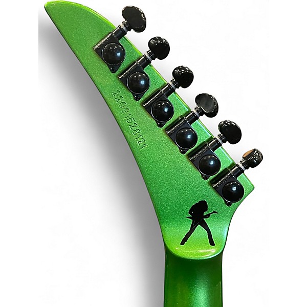 Used Kramer DAVE MUSTAINE SIGNATURE VANGUARD ALIEN TECH GREEN Solid Body Electric Guitar