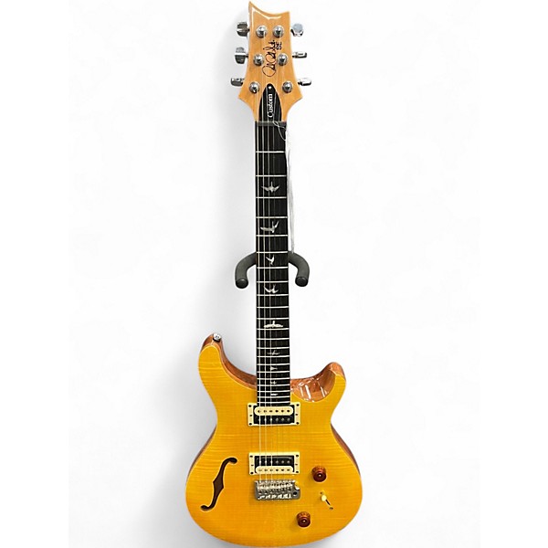 Used PRS SE Custom 22 Semi-Hollowbody Yellow Hollow Body Electric Guitar,Specials : American Fashion Style Bags On Sale