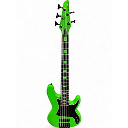 Used Kiesel PB5 Racing Green Electric Bass Guitar