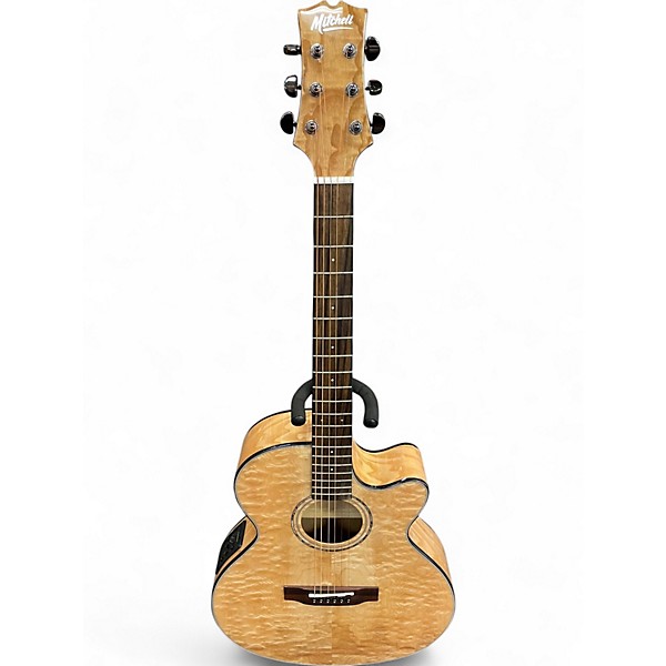 Used Mitchell mx430qab Natural Acoustic Electric Guitar