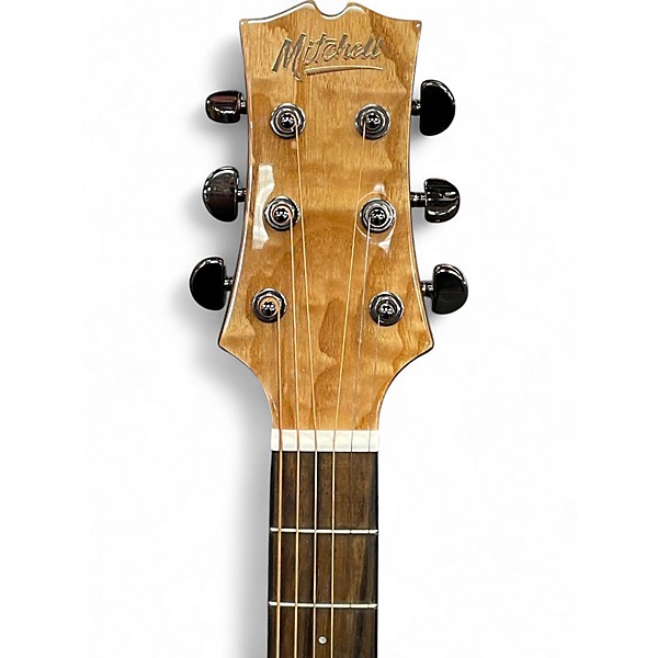 Used Mitchell mx430qab Natural Acoustic Electric Guitar