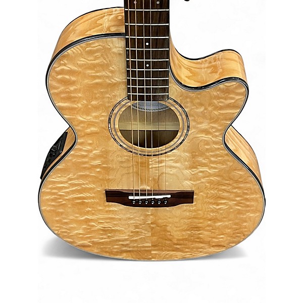 Used Mitchell mx430qab Natural Acoustic Electric Guitar