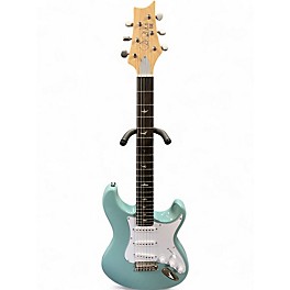 Used PRS SE Silver Sky STONE BLUE Solid Body Electric Guitar