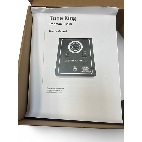 Used Tone King Iron Man II mini Power Attenuator
