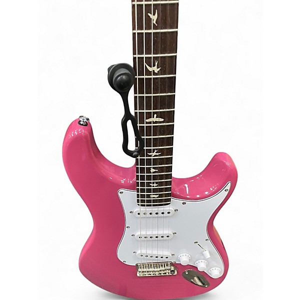 Used PRS SE Silver Sky DRAGON FRUIT Solid Body Electric Guitar
