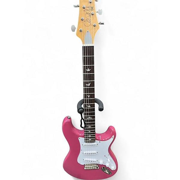 Used PRS SE Silver Sky DRAGON FRUIT Solid Body Electric Guitar
