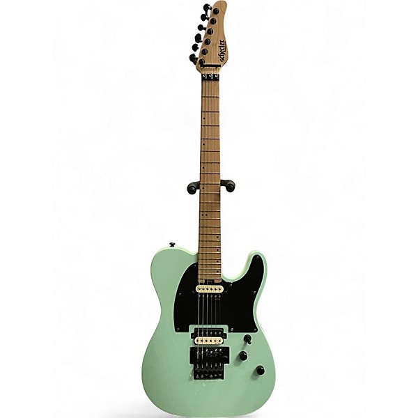 Used Schecter Guitar Research Sun Valley Super Shredder Seafoam Green Solid Body Electric Guitar