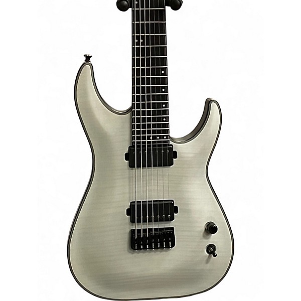 Used Schecter Guitar Research Keith Merrow KM7 MKI Trans White Solid Body Electric Guitar