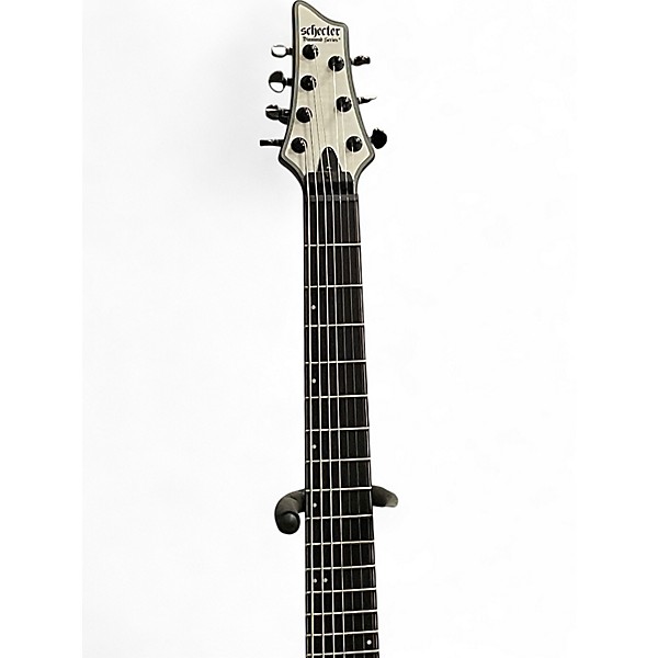 Used Schecter Guitar Research Keith Merrow KM7 MKI Trans White Solid Body Electric Guitar