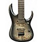Used Ibanez RGD71 ALPA Charcoal Burst Black Stained Flat Solid Body Electric Guitar