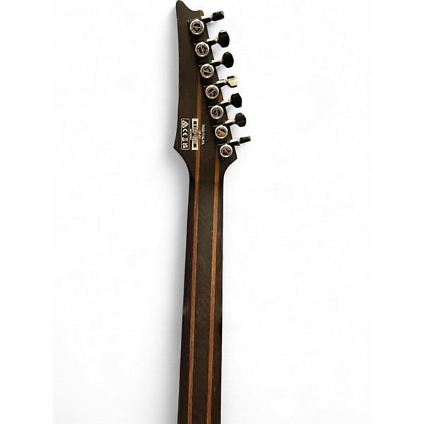 Used Ibanez RGD71 ALPA Charcoal Burst Black Stained Flat Solid Body Electric Guitar